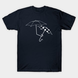 "Umbrella love" (white print) T-Shirt